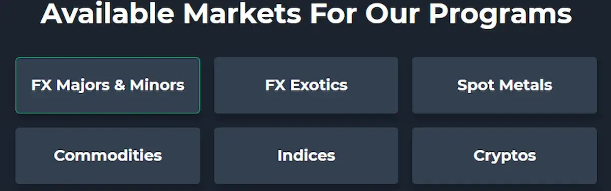 FTP trading instruments