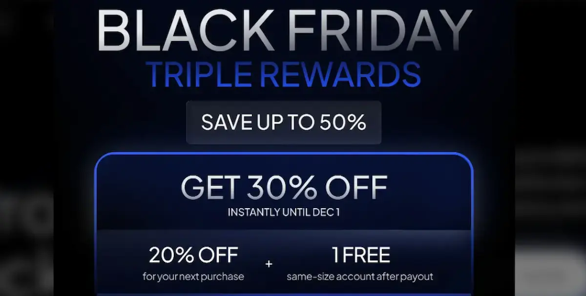 black friday prop firm deals